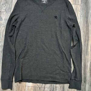 Express Dark Gray Long Sleeve Shirt